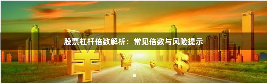 股票杠杆倍数解析:常见倍数与风险提示